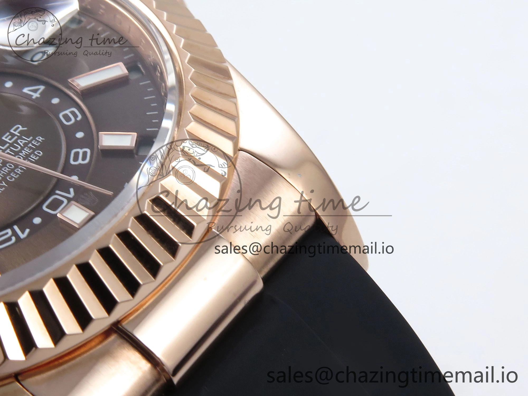Sky-Dweller 336235 RG ZF 1:1 Best Edition Brown Dial on Oysterflex Strap A23J (Gain Weight)