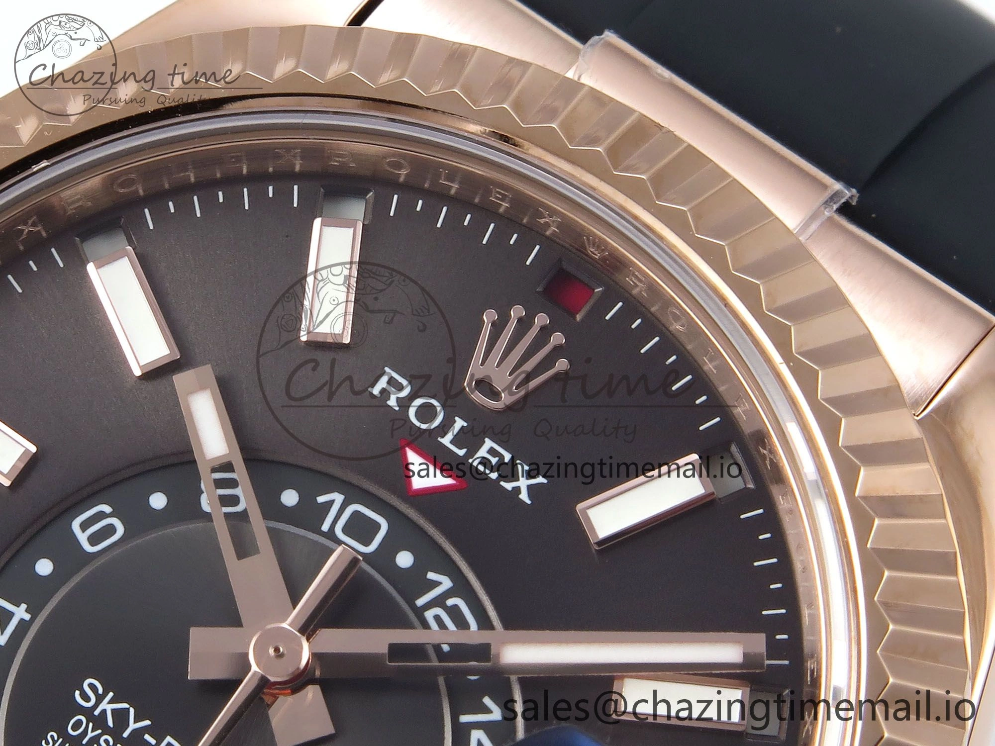 Sky-Dweller 336235 RG ZF 1:1 Best Edition Gray Dial on Oysterflex Strap A23J (Gain Weight)