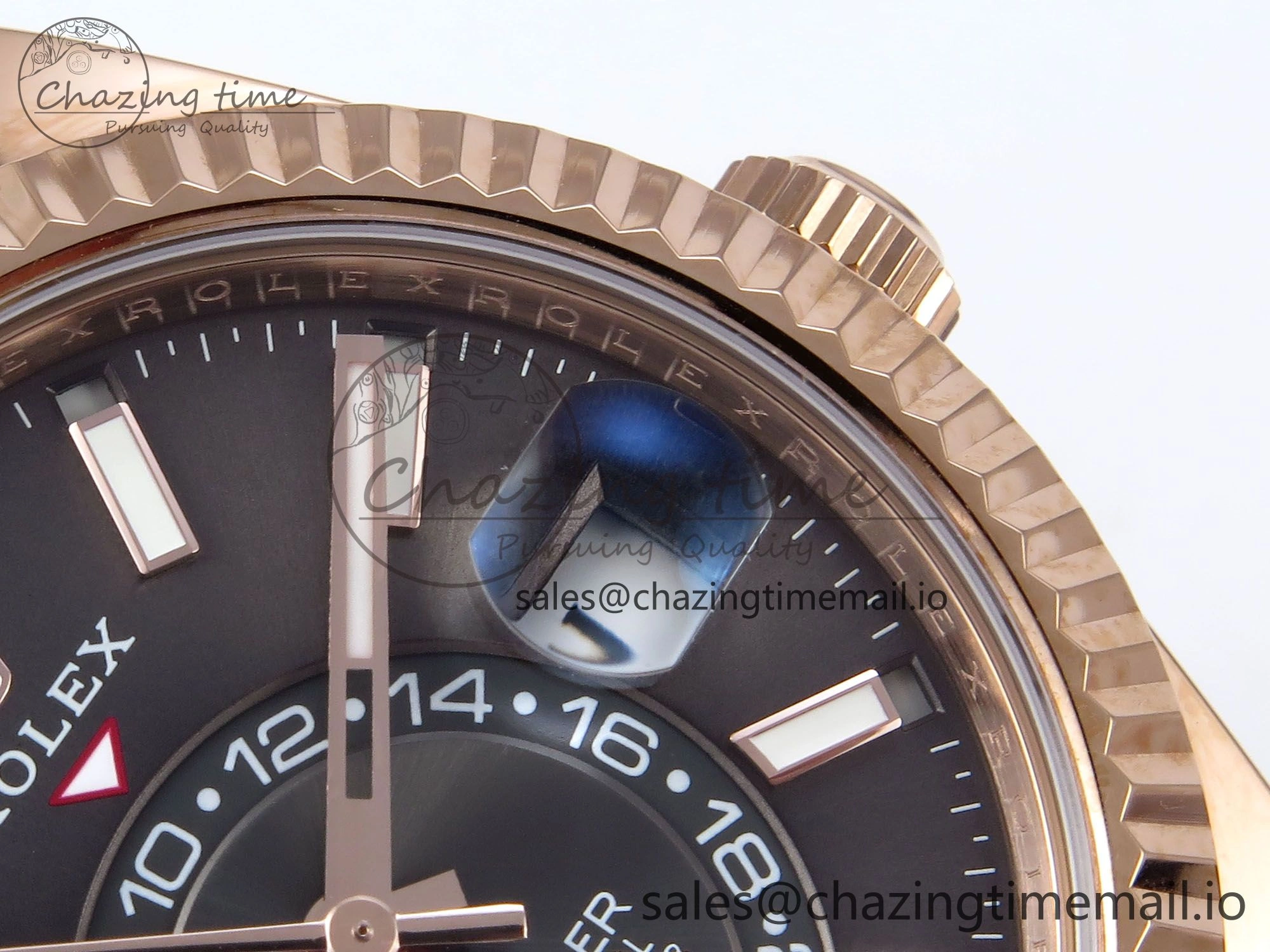 Sky-Dweller 336235 RG ZF 1:1 Best Edition Gray Dial on Oysterflex Strap A23J (Gain Weight)