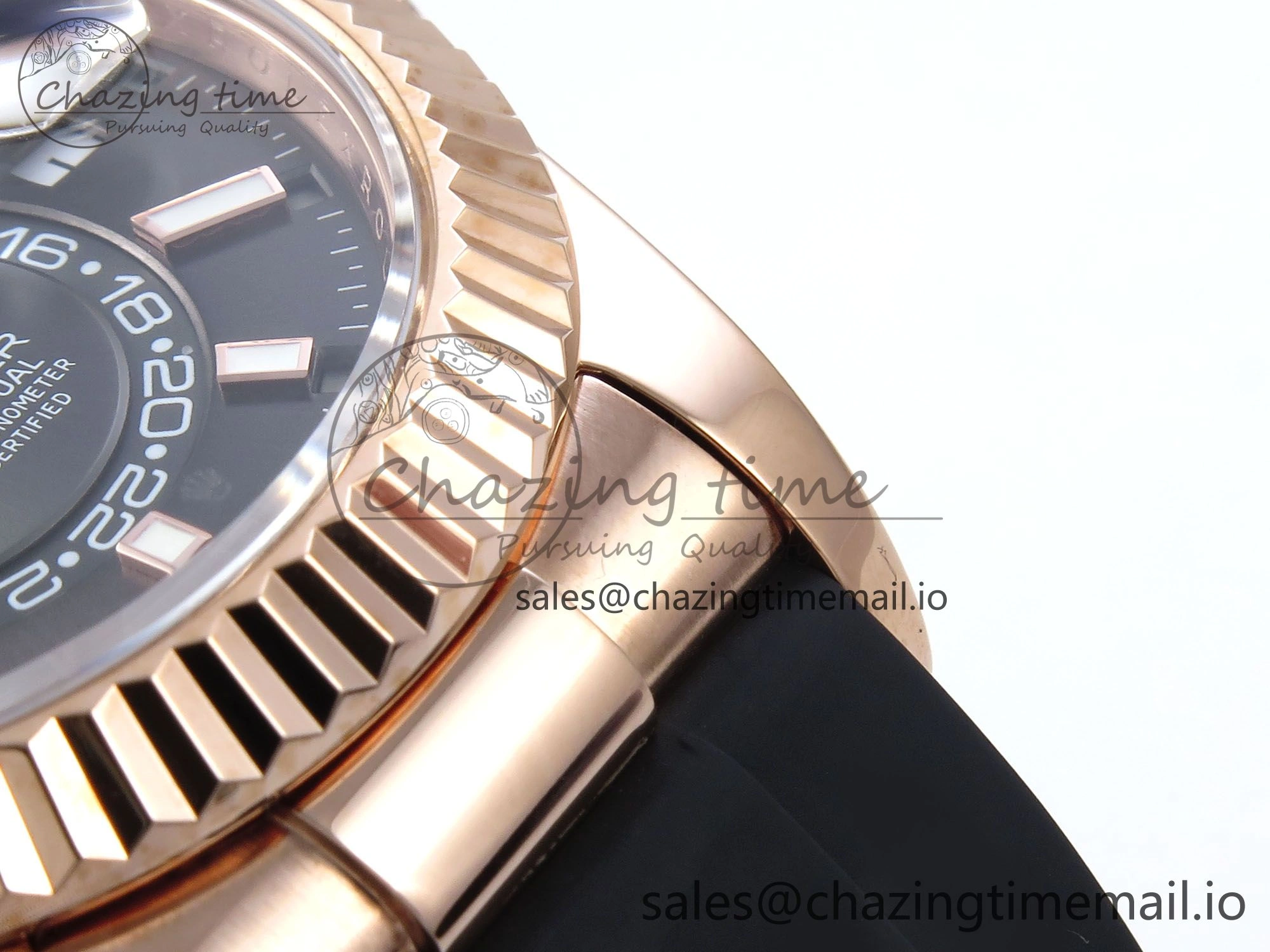 Sky-Dweller 336235 RG ZF 1:1 Best Edition Gray Dial on Oysterflex Strap A23J (Gain Weight)