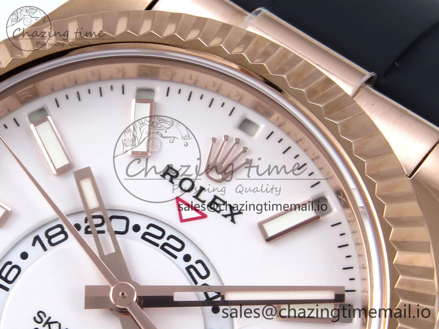 Sky-Dweller 336235 RG ZF 1:1 Best Edition White Dial on Oysterflex Strap A23J (Gain Weight)