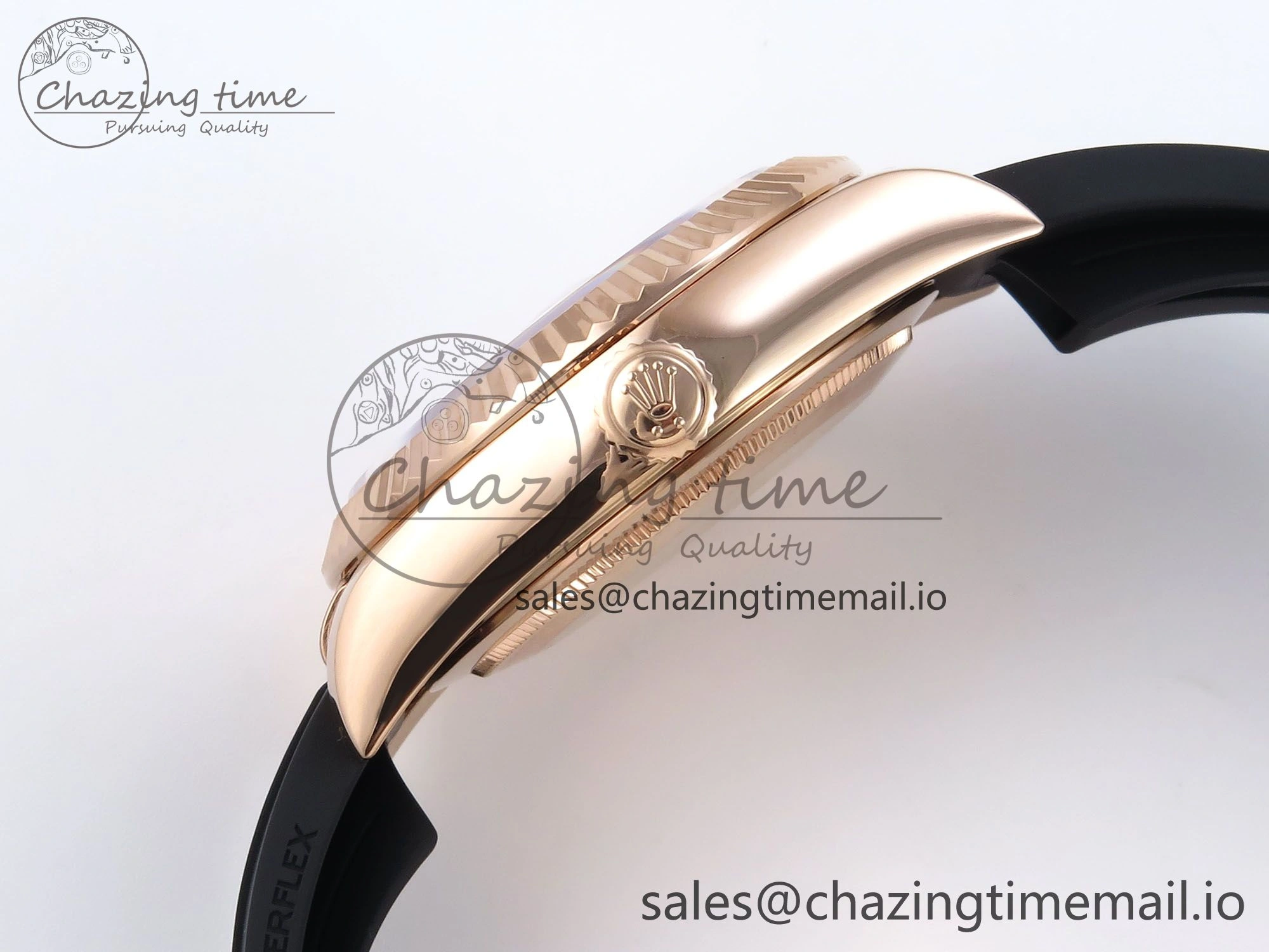 Sky-Dweller 336235 RG ZF 1:1 Best Edition White Dial on Oysterflex Strap A23J (Gain Weight)