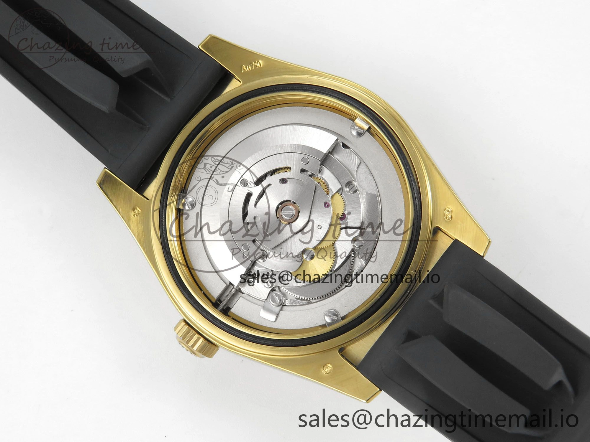 Sky-Dweller 336238 YG ZF 1:1 Best Edition Mint Green Dial on Oysterflex Rubber Strap Asian 2824(Gain Weight)