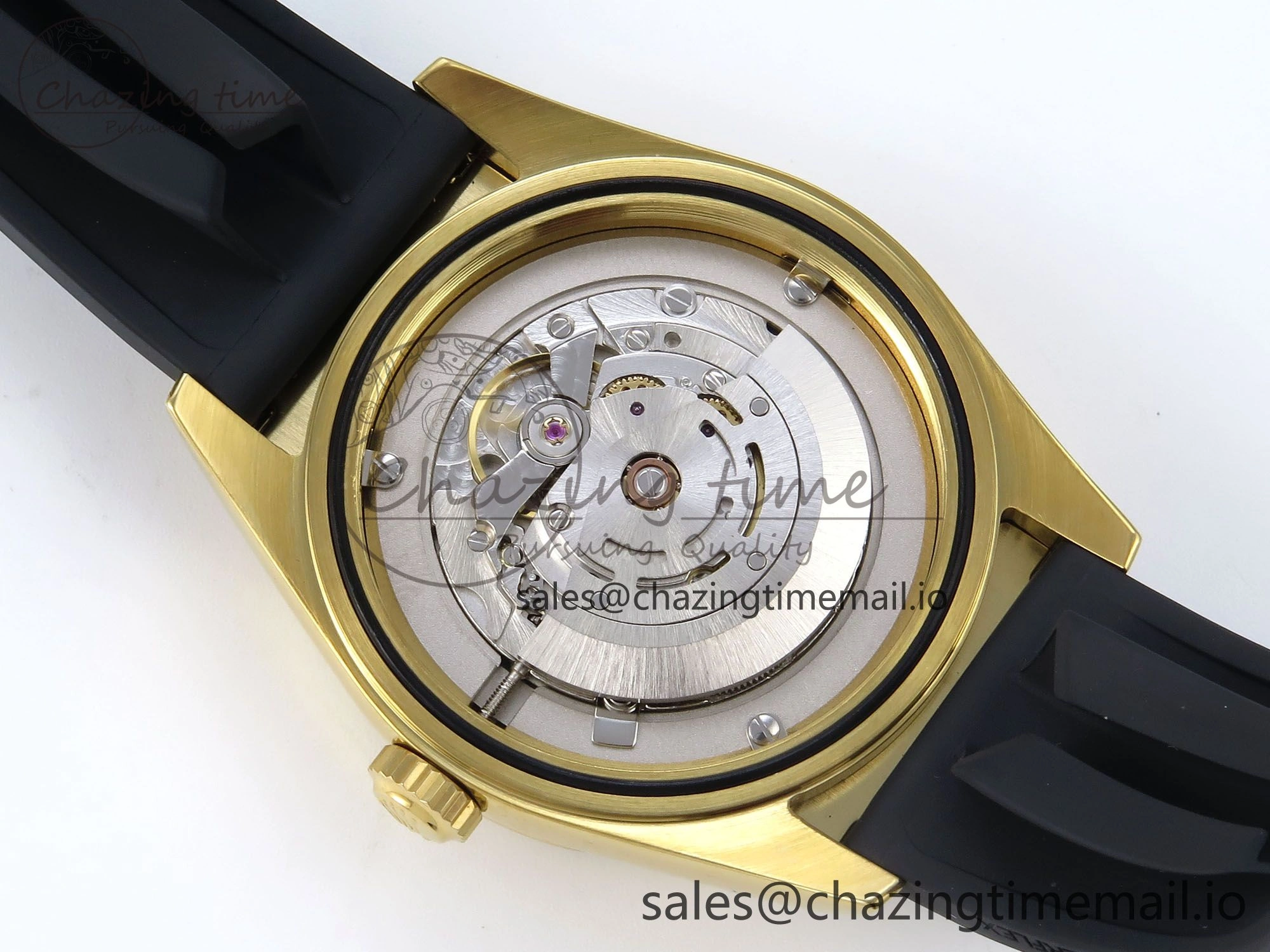 Sky-Dweller 336238 YG ZF 1:1 Best Edition White Dial on Oysterflex Strap A23J (Gain Weight)