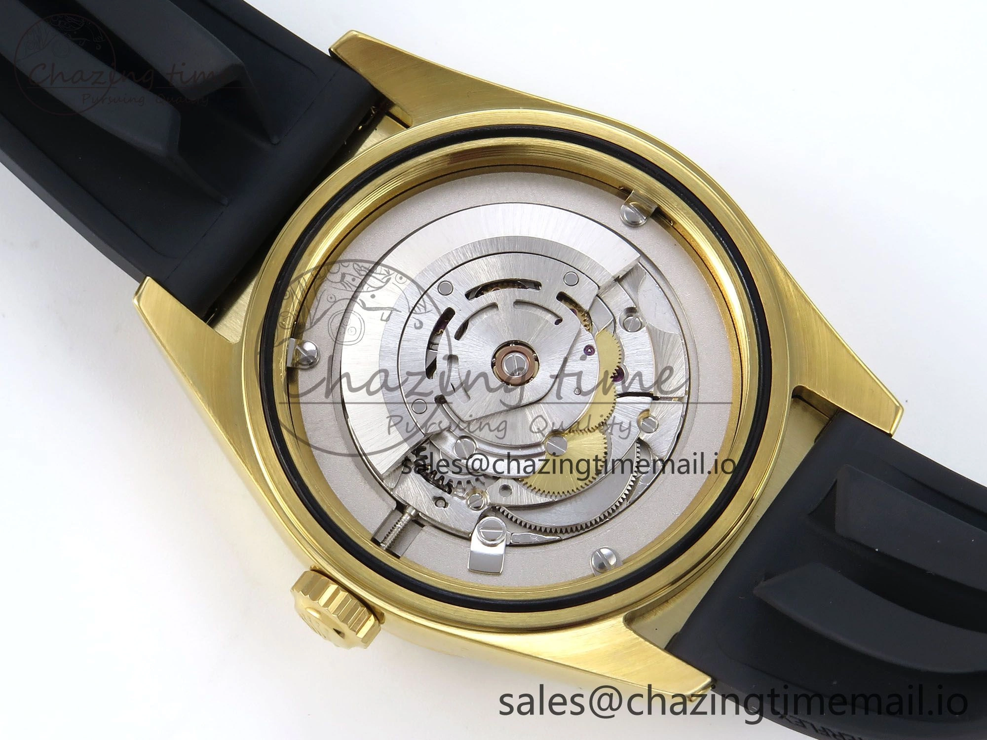 Sky-Dweller 336238 YG ZF 1:1 Best Edition White Dial on Oysterflex Strap A23J (Gain Weight)