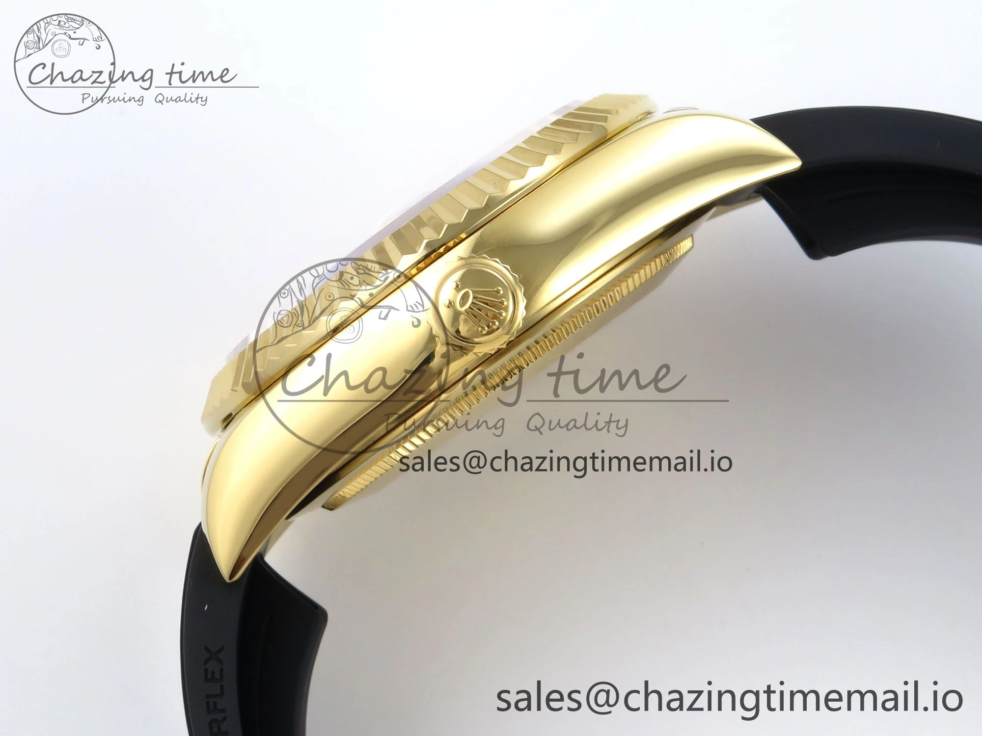 Sky-Dweller 336238 YG ZF 1:1 Best Edition YG Dial on Oysterflex Strap A23J (Gain Weight)