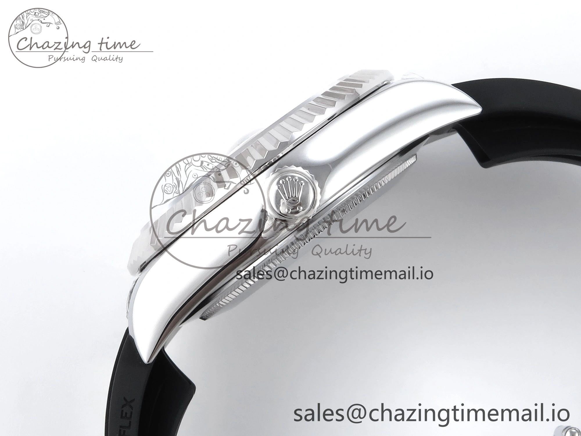 Sky-Dweller 336239 SS ZF 1:1 Best Edition Black Dial on Oysterflex Strap A23J (Gain Weight)