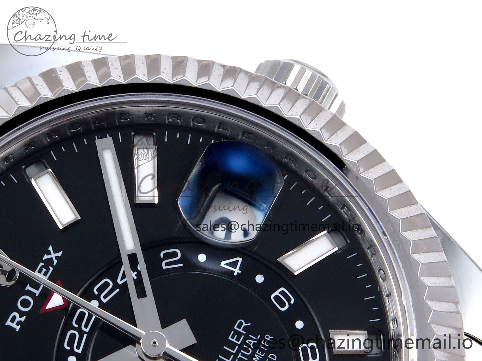 Sky-Dweller 336239 SS ZF 1:1 Best Edition Black Dial on Oysterflex Strap A23J (Gain Weight)