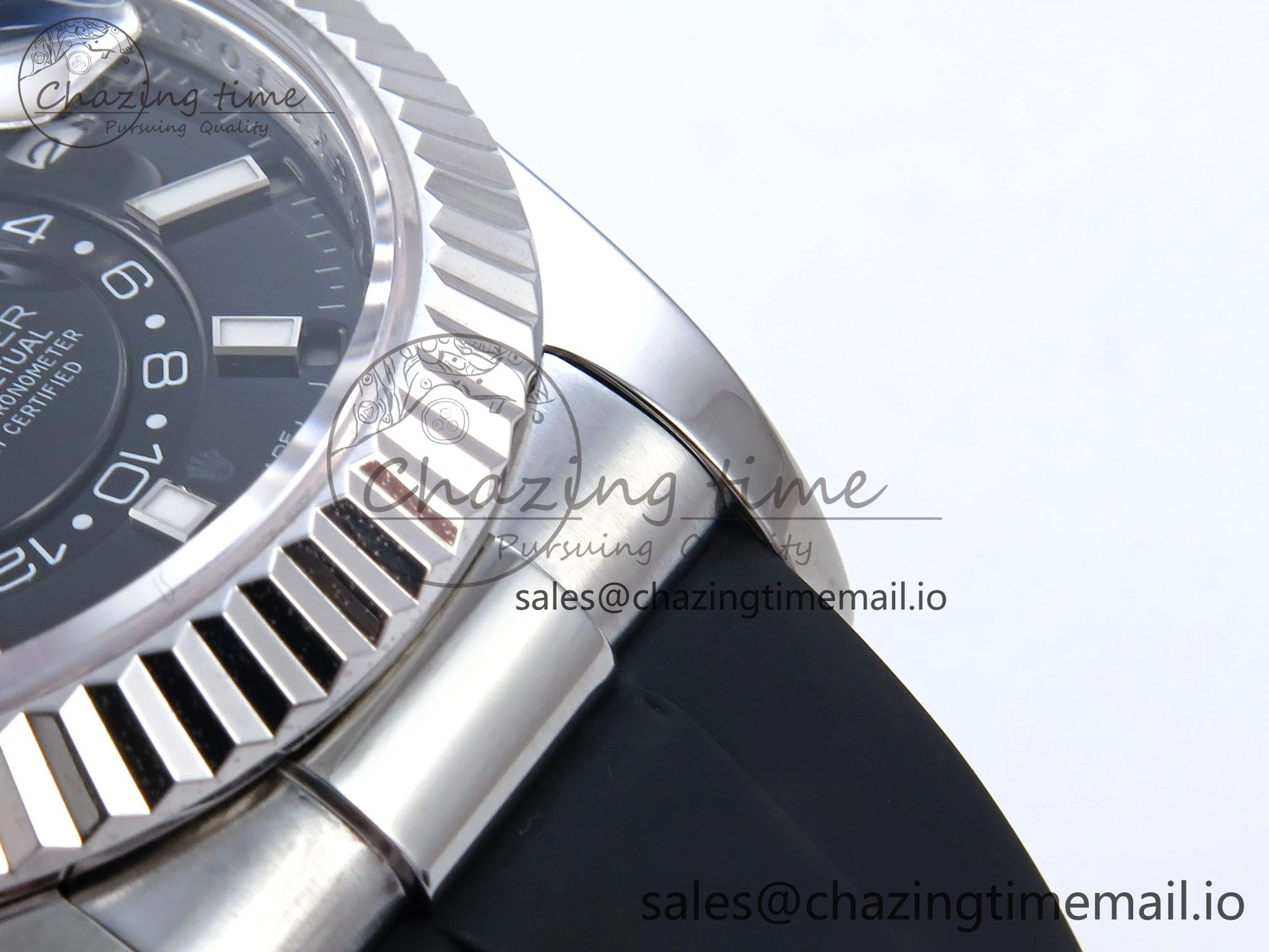 Sky-Dweller 336239 SS ZF 1:1 Best Edition Black Dial on Oysterflex Strap A23J (Gain Weight)