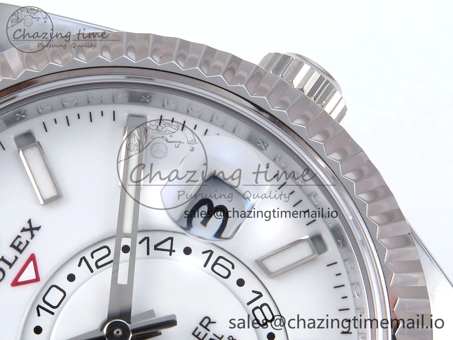 Sky-Dweller 336239 SS ZF 1:1 Best Edition White Dial on Oysterflex Strap A23J (Gain Weight)