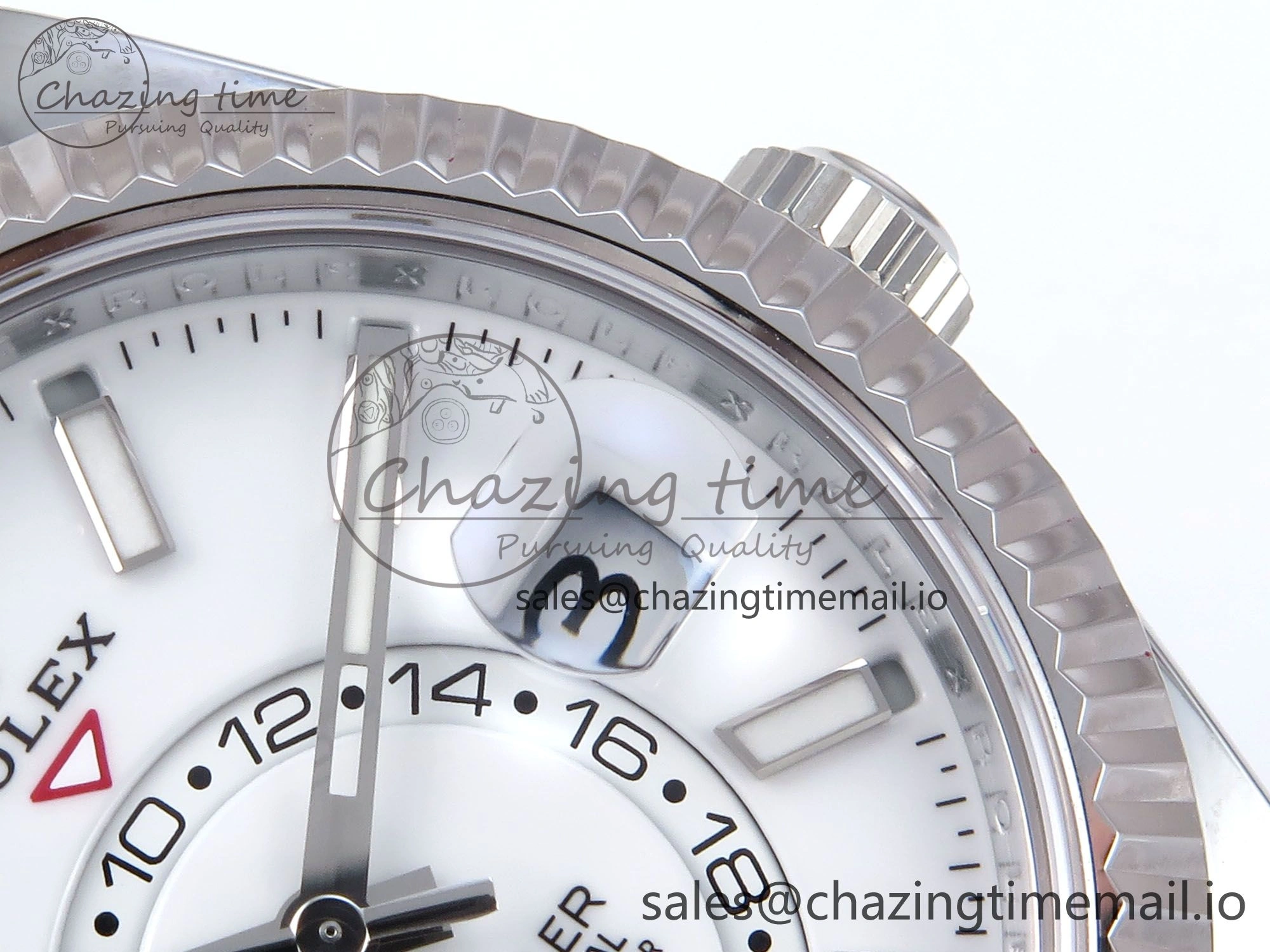 Sky-Dweller 336239 SS ZF 1:1 Best Edition White Dial on Oysterflex Strap A23J (Gain Weight)