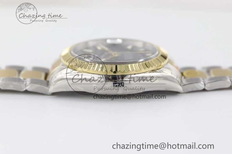 Sky-Dweller 904L SS YG Noob 1:1 Best Edition Black Dial on SS YG Bracelet Asian 23J to 9001