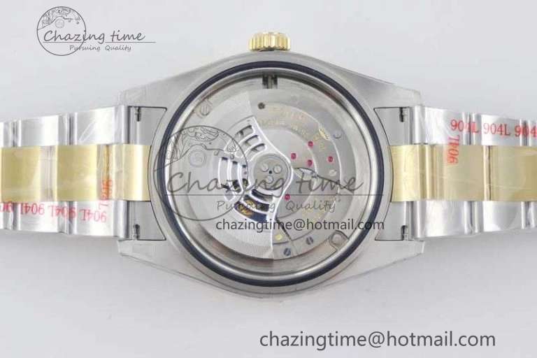 Sky-Dweller 904L SS YG Noob 1:1 Best Edition Gold Dial on SS YG Bracelet Asian 23J to 9001