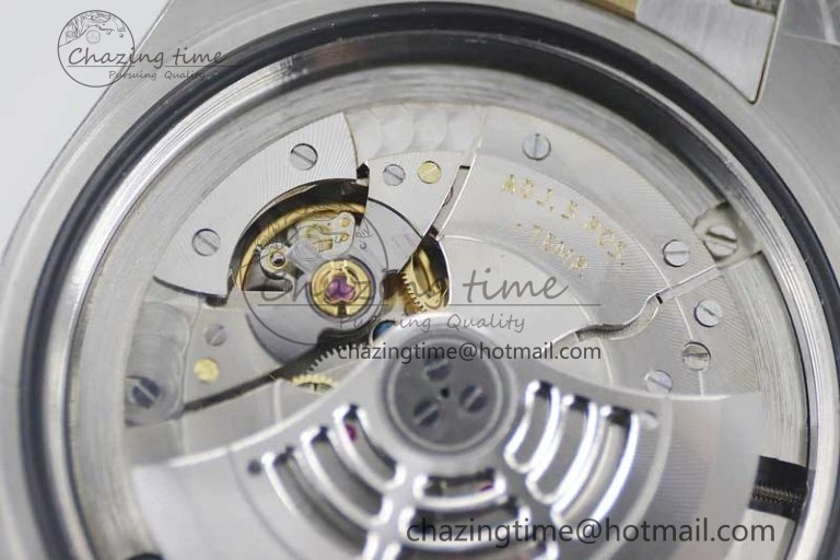 Sky-Dweller 904L SS YG Noob 1:1 Best Edition Gold Dial on SS YG Bracelet Asian 23J to 9001