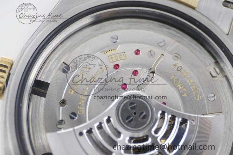 Sky-Dweller 904L SS YG Noob 1:1 Best Edition Gold Dial on SS YG Bracelet Asian 23J to 9001