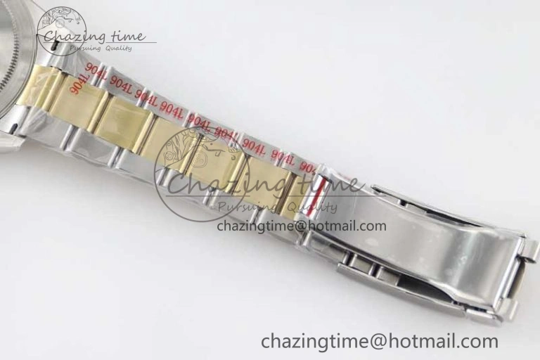 Sky-Dweller 904L SS YG Noob 1:1 Best Edition Gold Dial on SS YG Bracelet Asian 23J to 9001