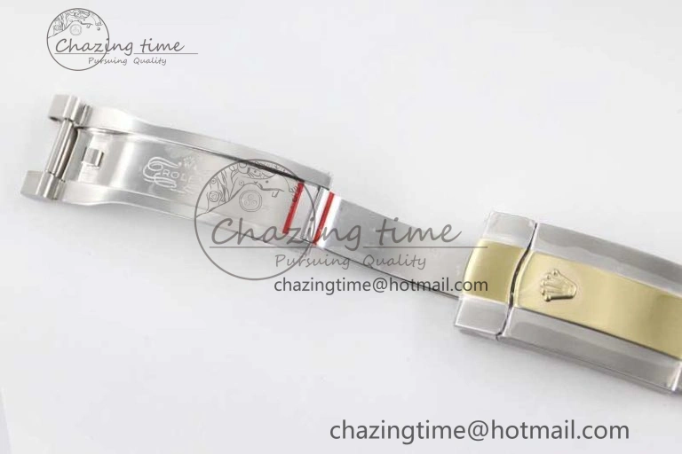 Sky-Dweller 904L SS YG Noob 1:1 Best Edition Gold Dial on SS YG Bracelet Asian 23J to 9001