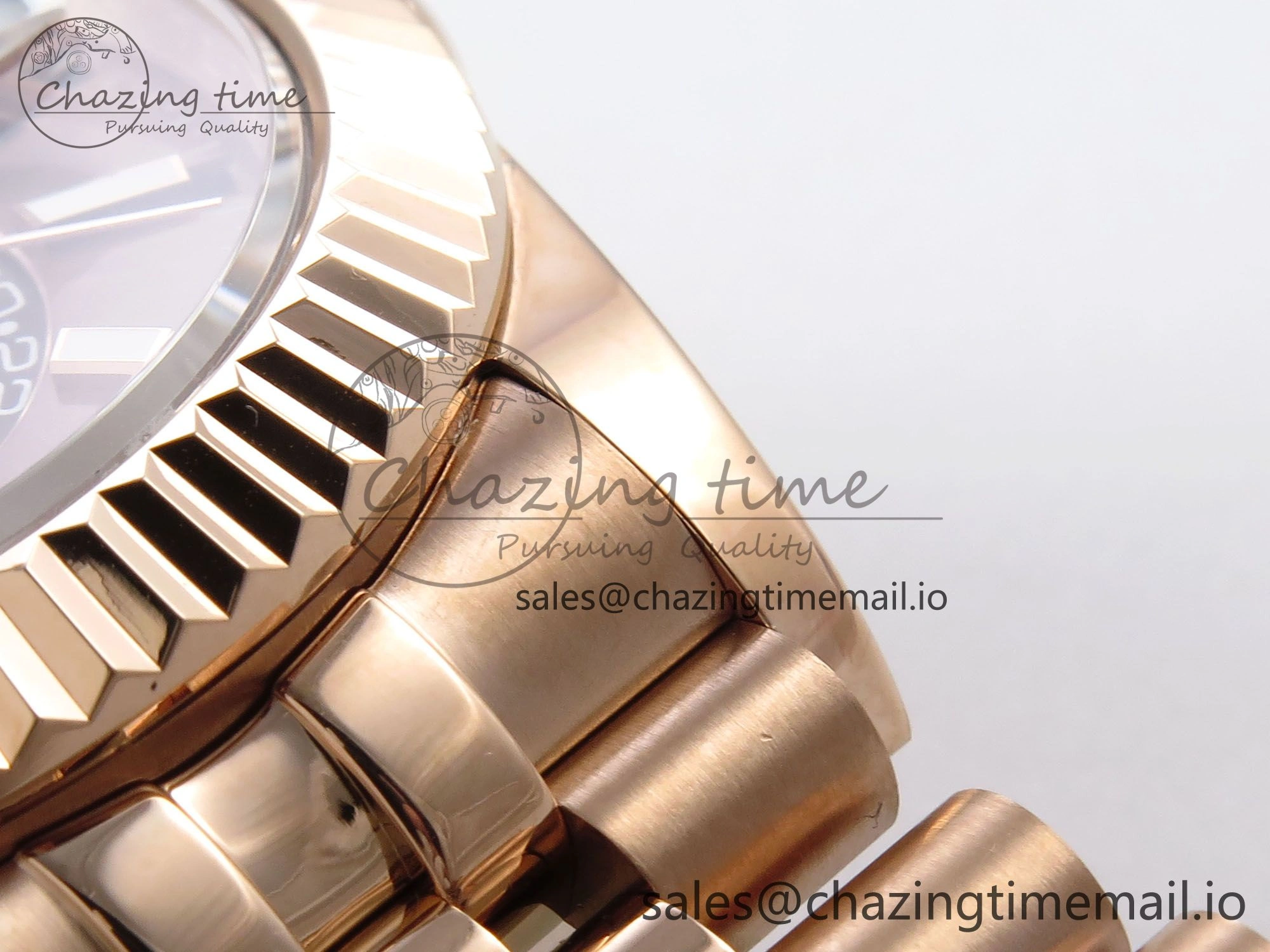 Sky-Dweller RG Noob Best Edition Brown Dial on RG Jubilee Bracelet A23J