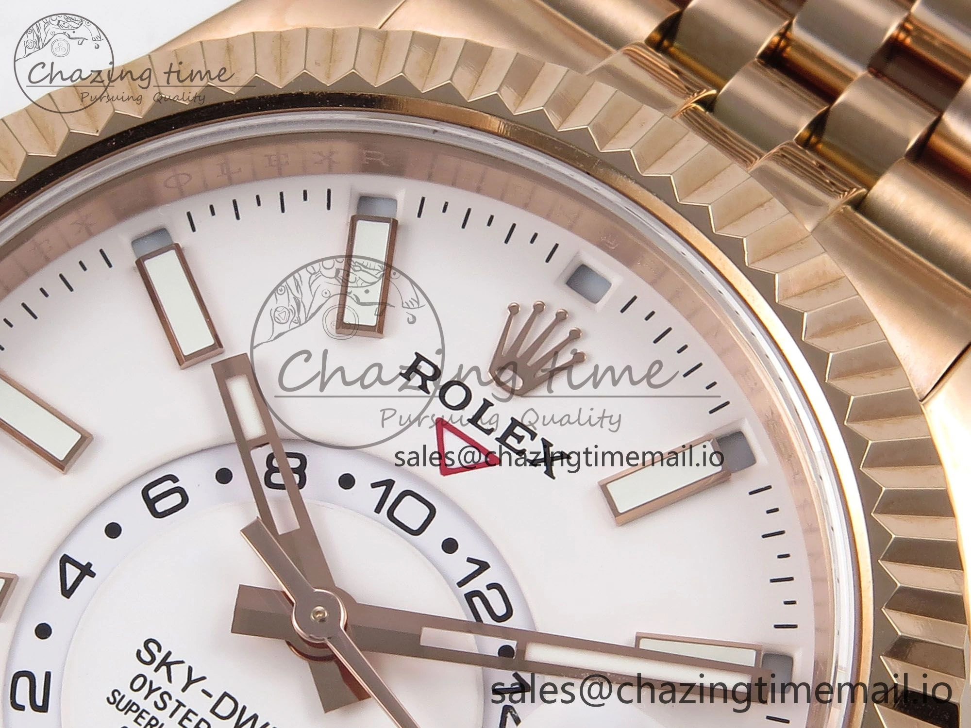Sky-Dweller RG Noob Best Edition White Dial on RG Jubilee Bracelet A23J
