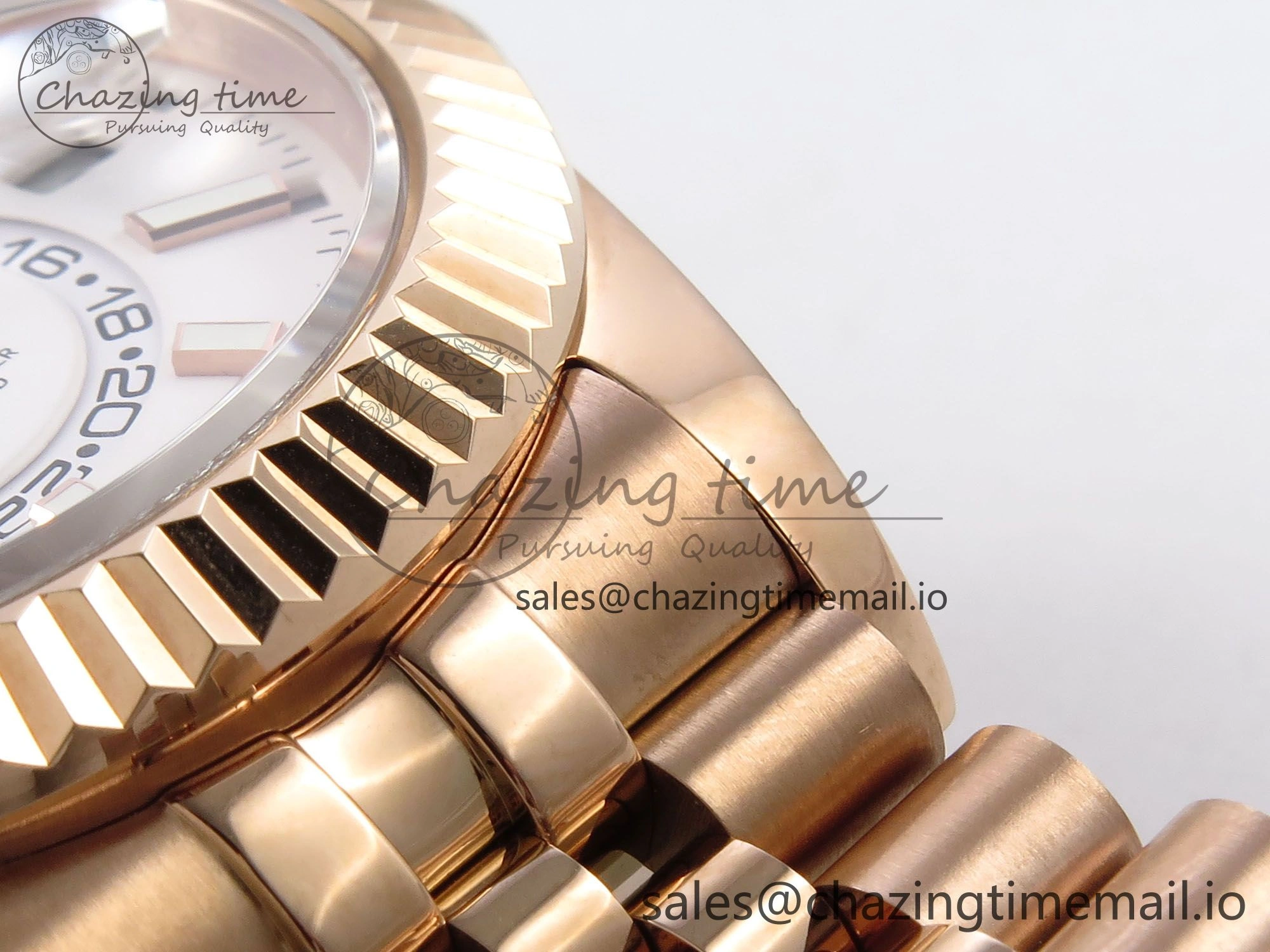 Sky-Dweller RG Noob Best Edition White Dial on RG Jubilee Bracelet A23J