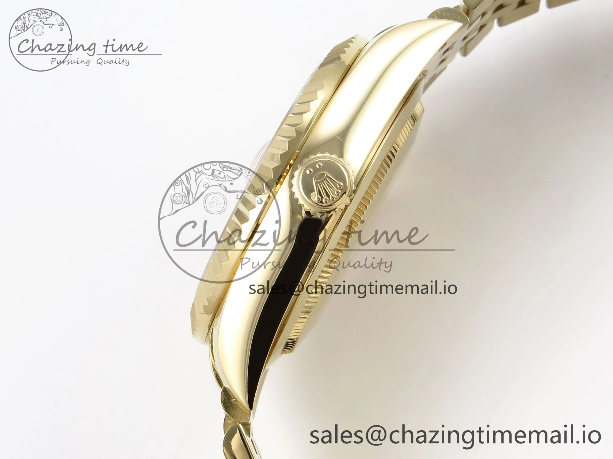 Sky-Dweller YG Noob Best Edition Gold Dial on YG Jubilee Bracelet A23J