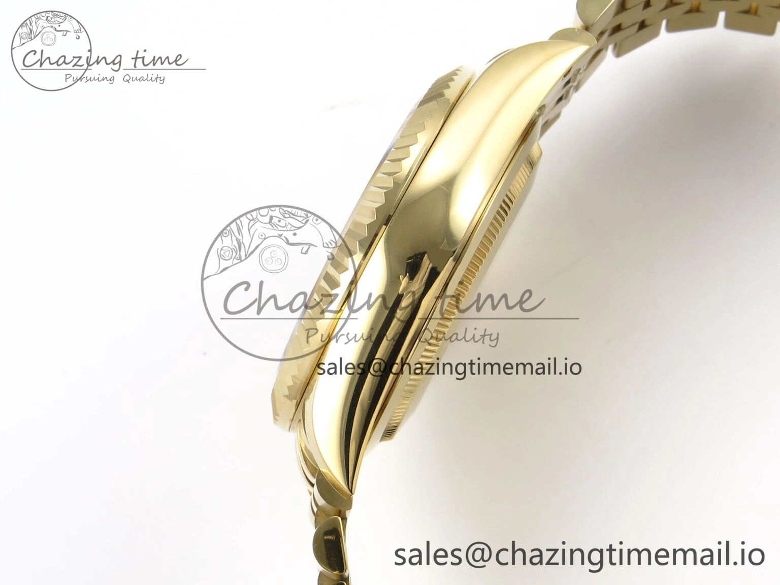 Sky-Dweller YG Noob Best Edition Gold Dial on YG Jubilee Bracelet A23J
