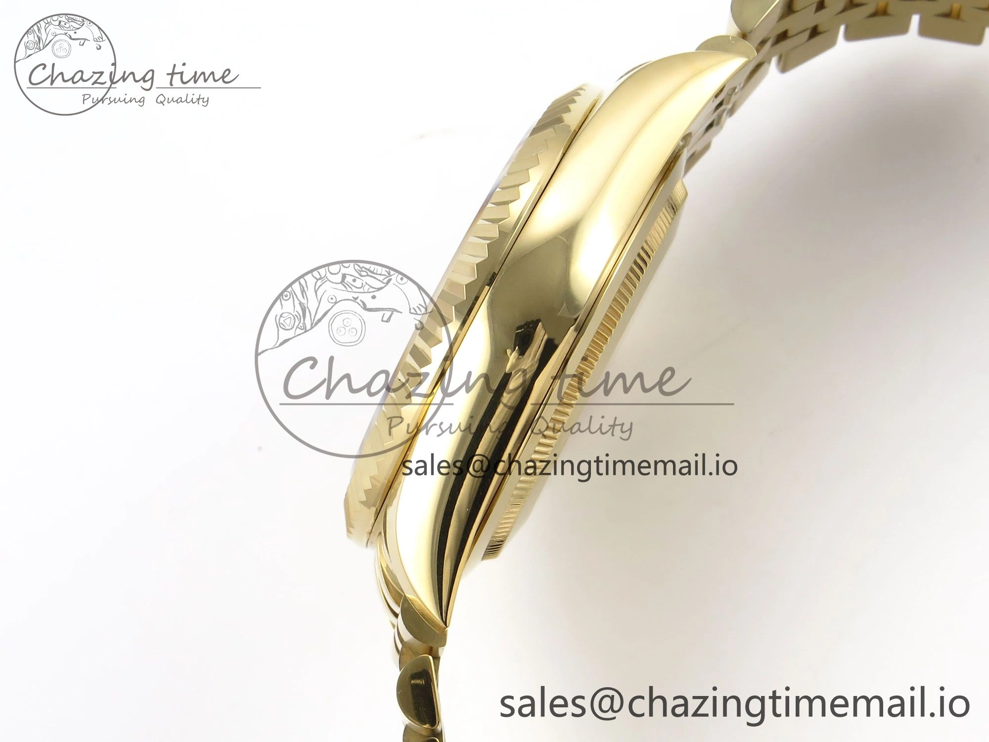 Sky-Dweller YG Noob Best Edition Gold Dial on YG Jubilee Bracelet A23J