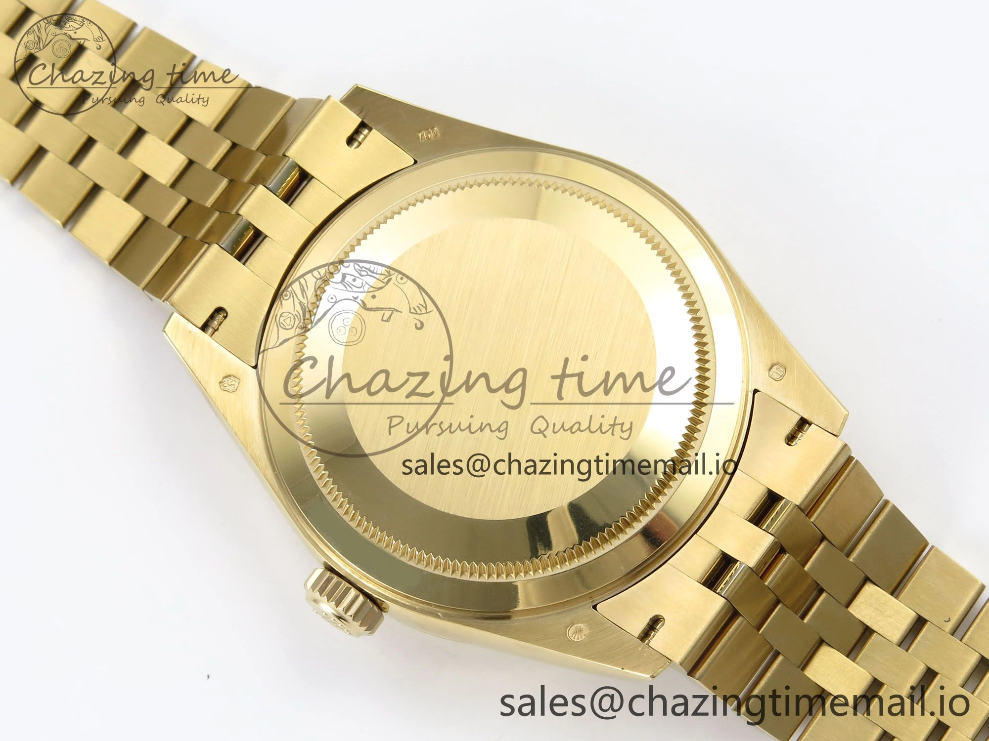 Sky-Dweller YG Noob Best Edition Gold Dial on YG Jubilee Bracelet A23J