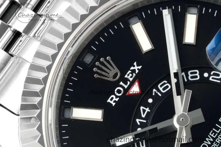 Skydweller SS Noob Best Edition Black Dial on SS Jubilee Bracelet A23J