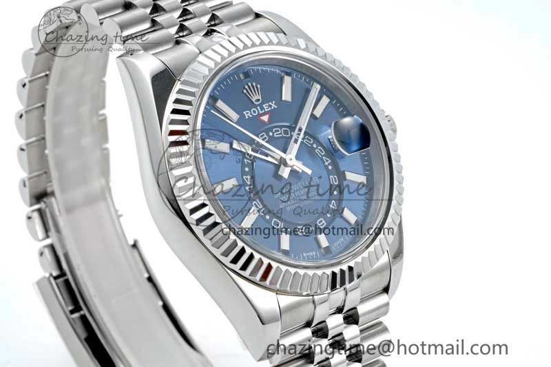 Skydweller SS Noob Best Edition Blue Dial on SS Jubilee Bracelet A23J