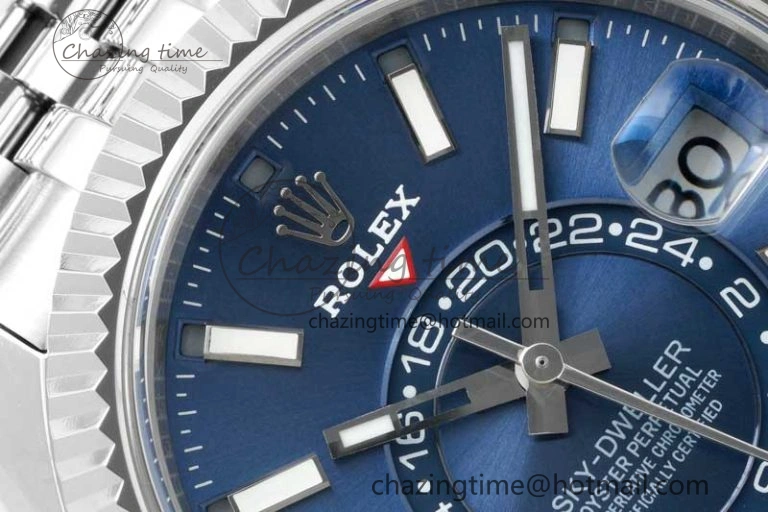 Skydweller SS Noob Best Edition Blue Dial on SS Jubilee Bracelet A23J