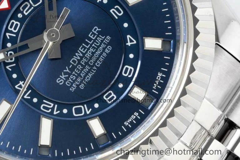 Skydweller SS Noob Best Edition Blue Dial on SS Jubilee Bracelet A23J