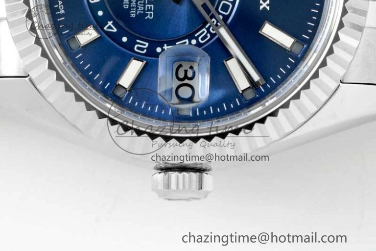 Skydweller SS Noob Best Edition Blue Dial on SS Jubilee Bracelet A23J