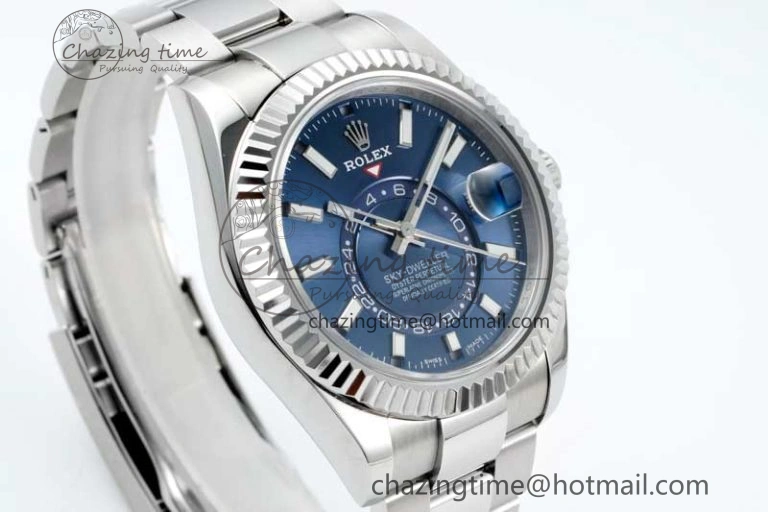 Skydweller SS Noob Best Edition Blue Dial on SS Oyster Bracelet A23J