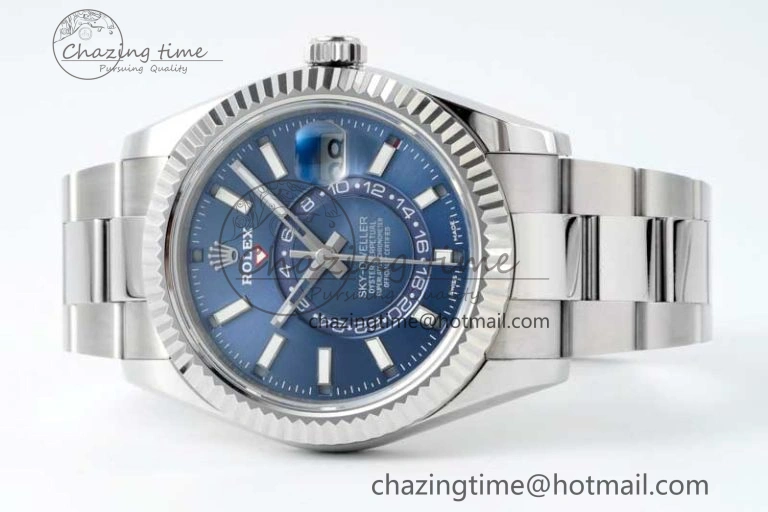 Skydweller SS Noob Best Edition Blue Dial on SS Oyster Bracelet A23J