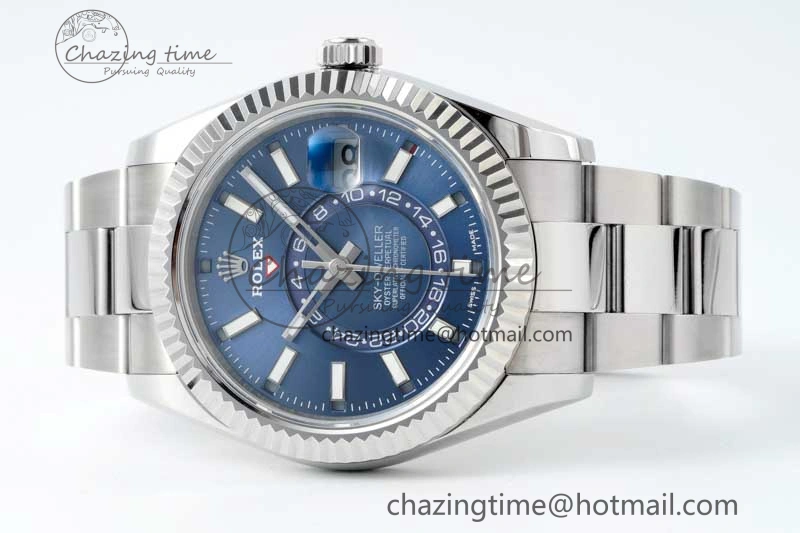 Skydweller SS Noob Best Edition Blue Dial on SS Oyster Bracelet A23J