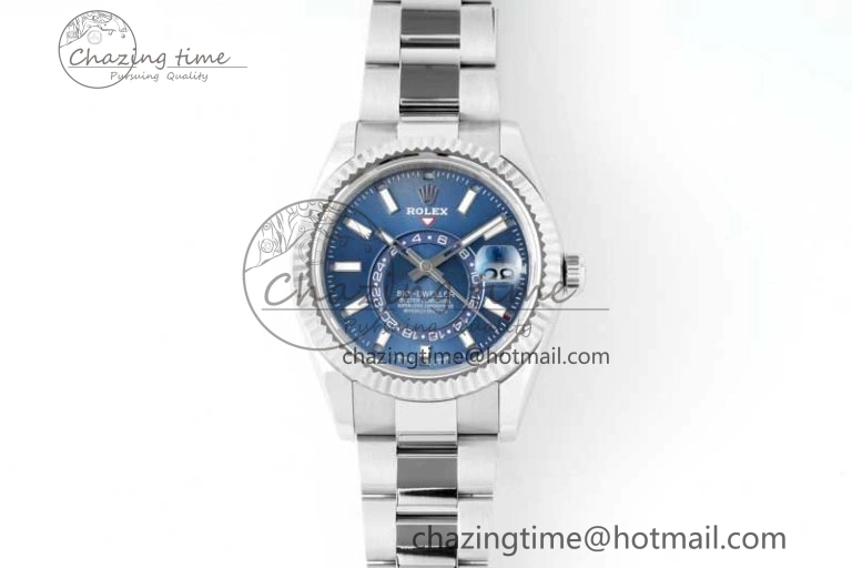 Skydweller SS Noob Best Edition Blue Dial on SS Oyster Bracelet A23J
