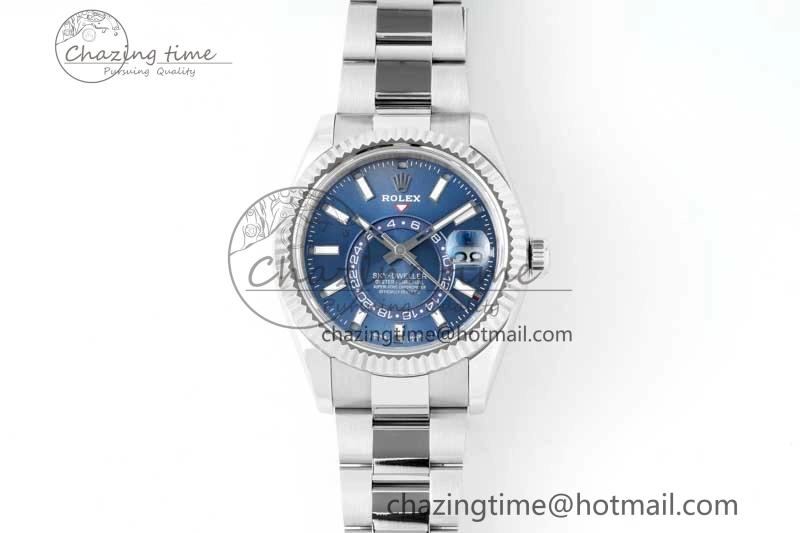 Skydweller SS Noob Best Edition Blue Dial on SS Oyster Bracelet A23J