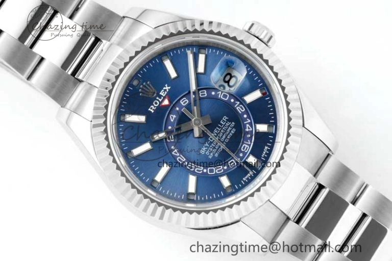 Skydweller SS Noob Best Edition Blue Dial on SS Oyster Bracelet A23J