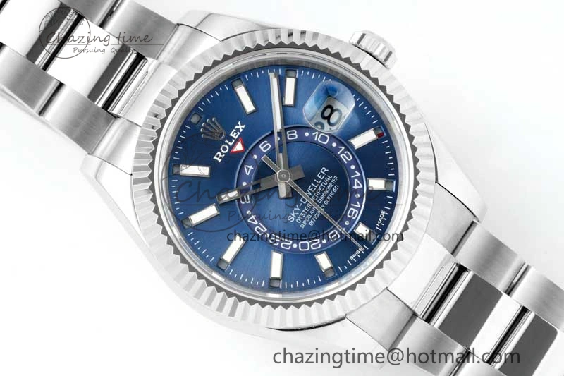 Skydweller SS Noob Best Edition Blue Dial on SS Oyster Bracelet A23J