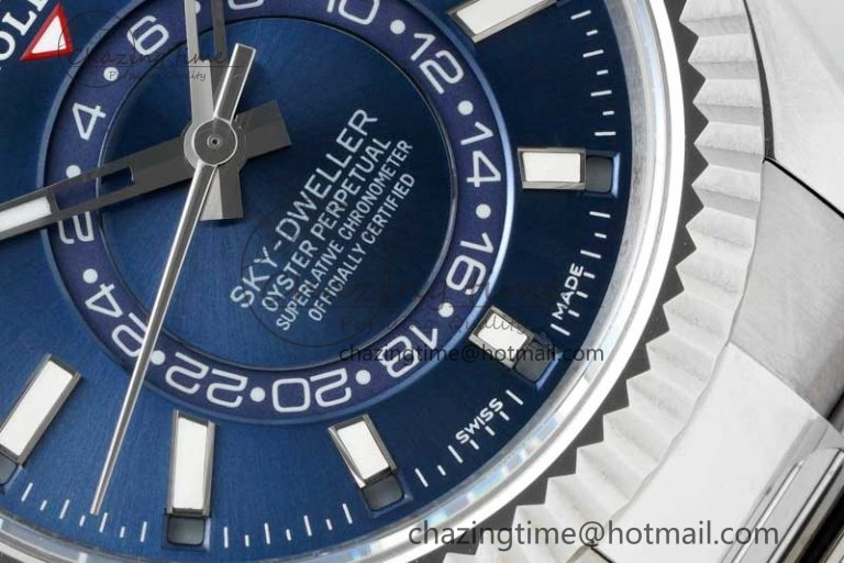 Skydweller SS Noob Best Edition Blue Dial on SS Oyster Bracelet A23J