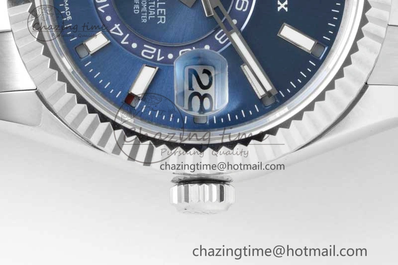 Skydweller SS Noob Best Edition Blue Dial on SS Oyster Bracelet A23J