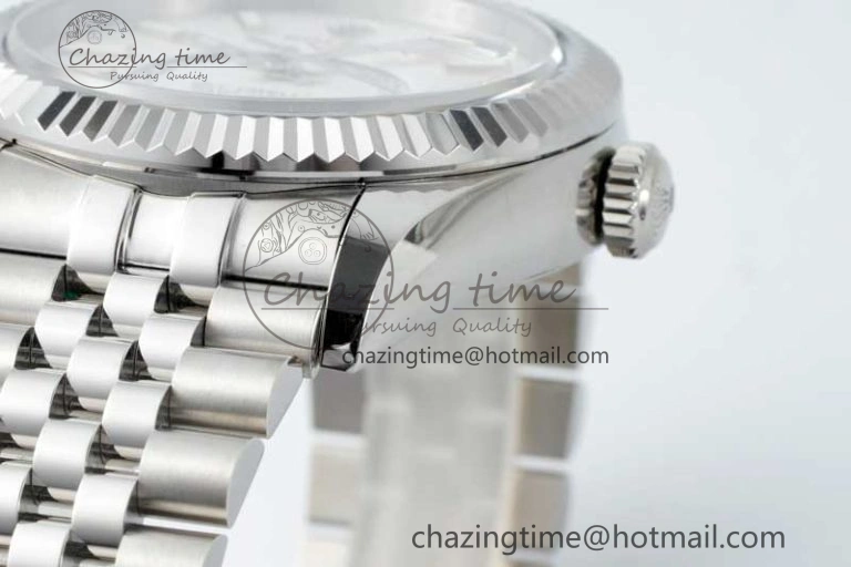 Skydweller SS Noob Best Edition White Dial on SS Jubilee Bracelet A23J