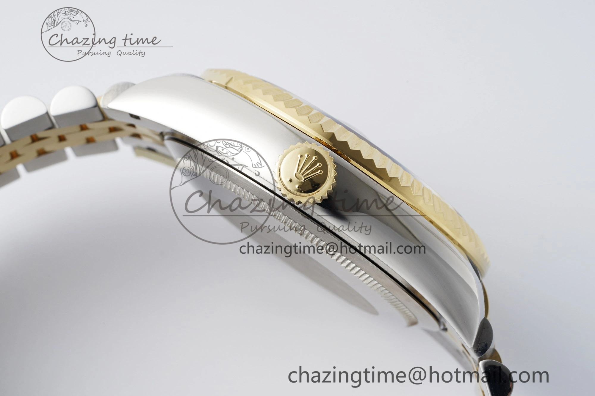 Skydweller SS YG Noob Best Edition YG Dial on SS YG Jubilee Bracelet A23J