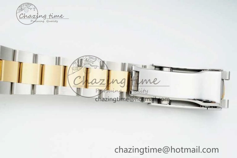 Skydweller SS YG Noob Best Edition YG Dial on SS YG Oyster Bracelet A23J