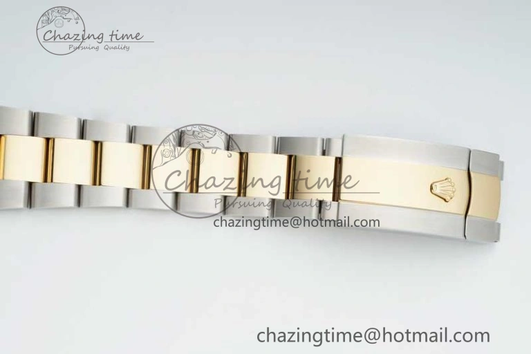 Skydweller SS YG Noob Best Edition YG Dial on SS YG Oyster Bracelet A23J