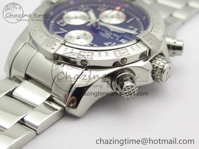 Skyland Avenger SS GF 1:1 Best Edition Black Numeral Dial White Subdial A7750