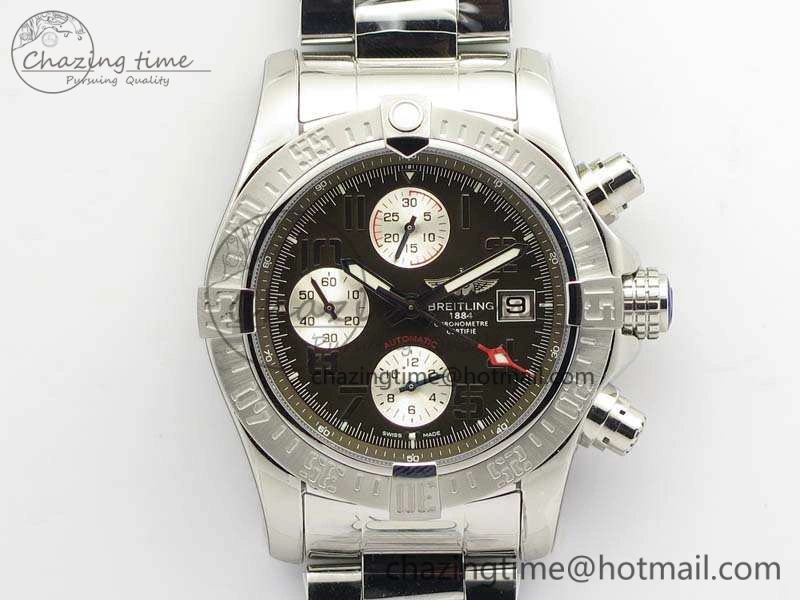 Skyland Avenger SS GF 1:1 Best Edition Gray Numeral Dial White Subdial A7750