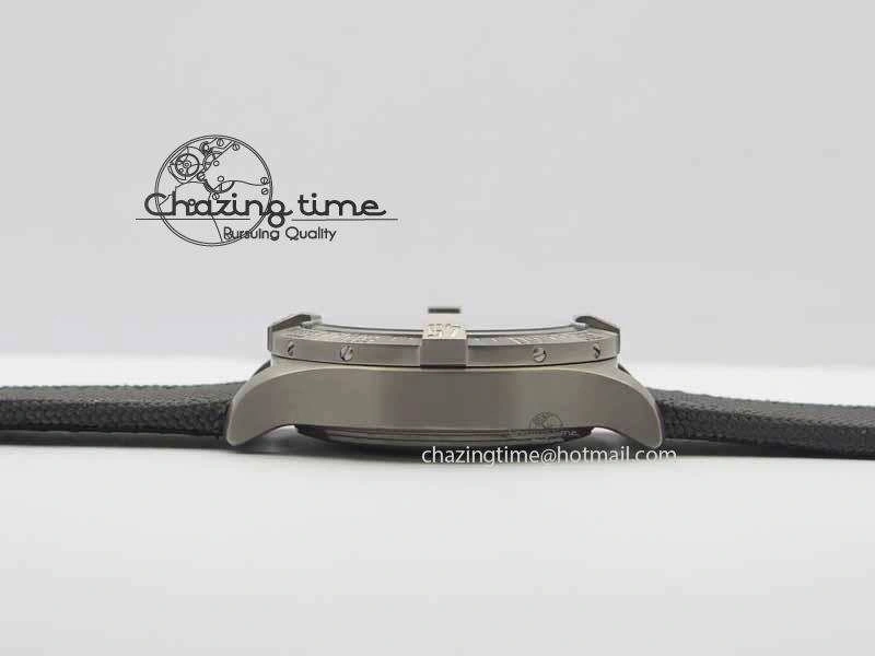 Skyland Avenger Titanium 1:1 Best Edition Blue MOP Dial On Gray Nylon Strap A7750