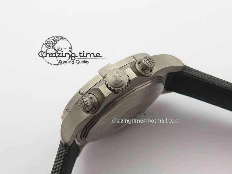 Skyland Avenger Titanium 1:1 Best Edition Blue MOP Dial On Gray Nylon Strap A7750